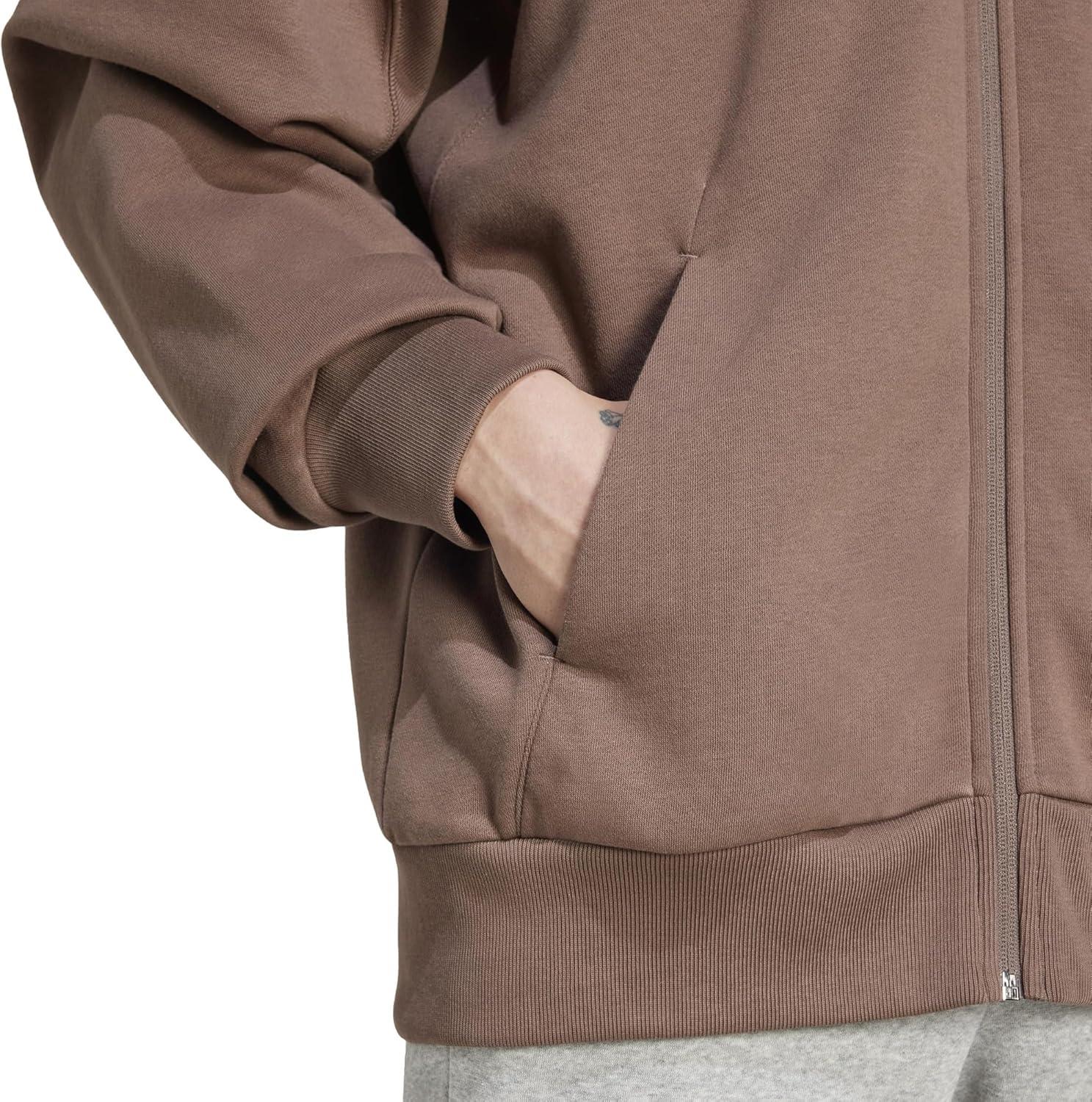 image:imageadidas Mens All Szn Fleece Full Zip HoodieEarth Strata