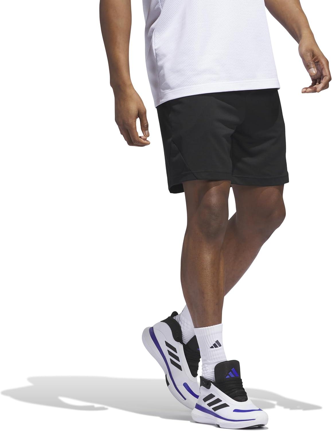 image:imageadidas Mens Badge of Sport Basketball Shorts Scarle SBlackWhite2024