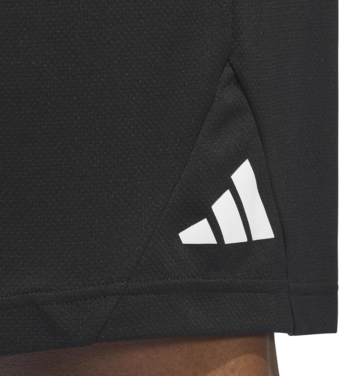image:imageadidas Mens Badge of Sport Basketball Shorts Scarle SBlackWhite2024