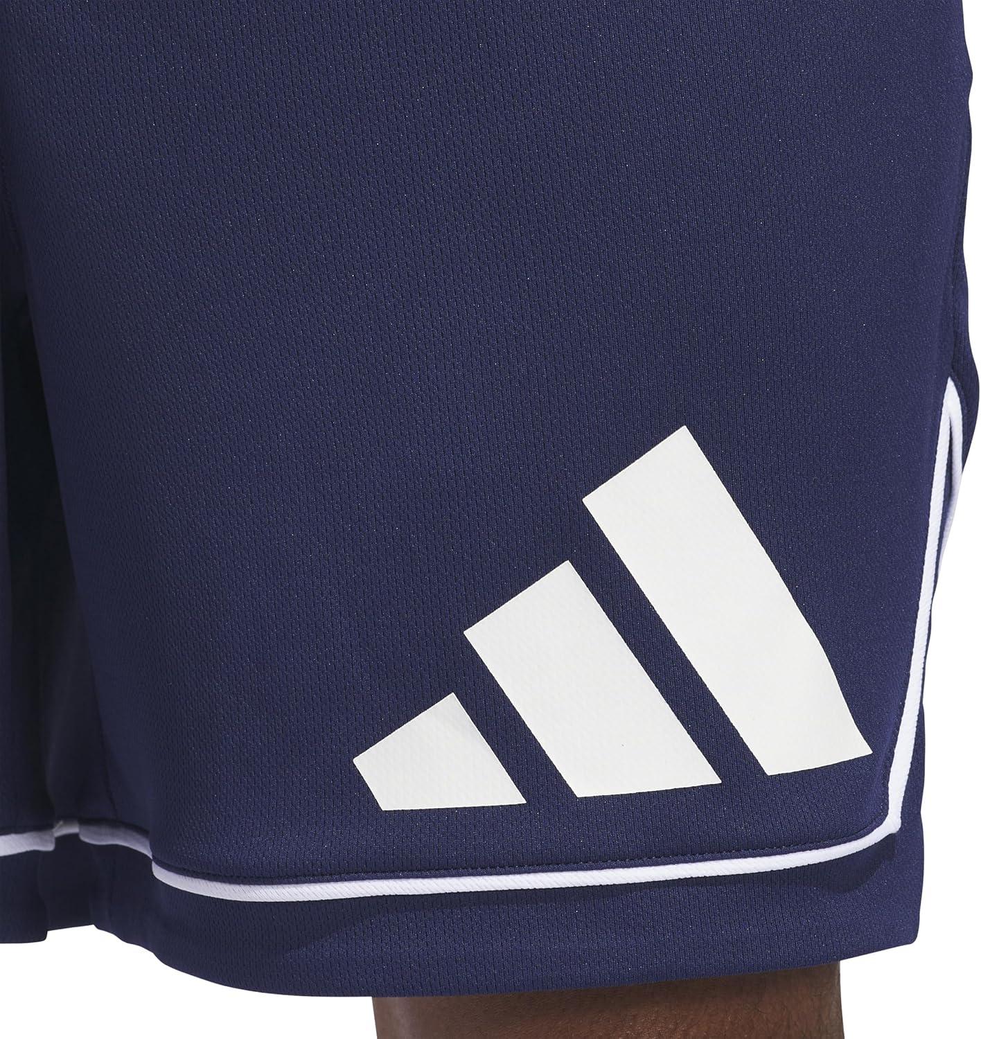 image:imageadidas Mens Badge of Sport Basketball Shorts Scarle STeam Navy BlueTeam Navy Blue