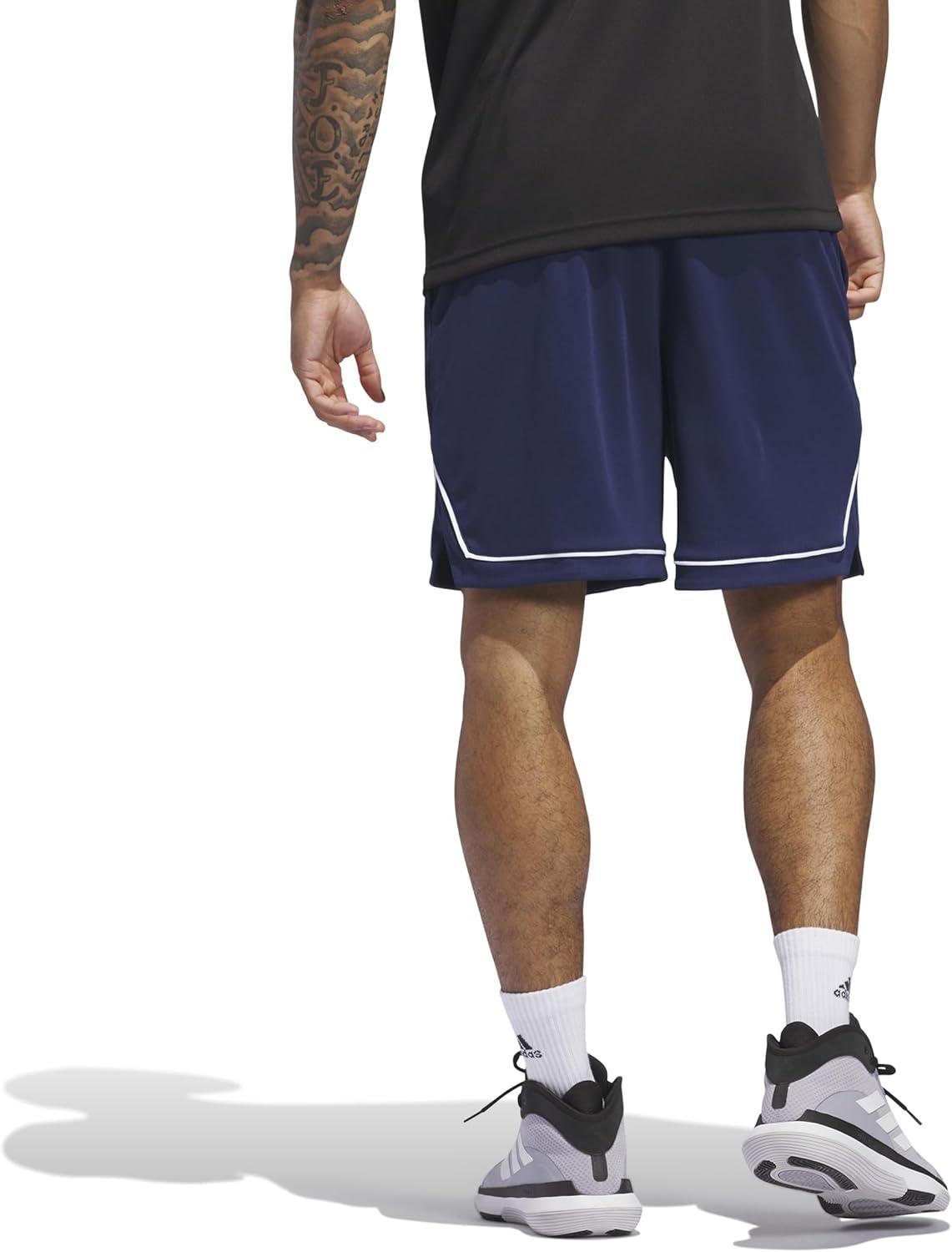 image:imageadidas Mens Badge of Sport Basketball Shorts Scarle STeam Navy BlueTeam Navy Blue