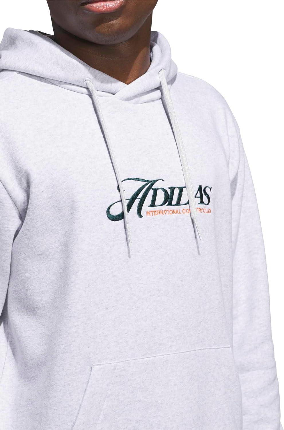 image:imageadidas Mens Country Club Graphic HoodieLight Grey Heather