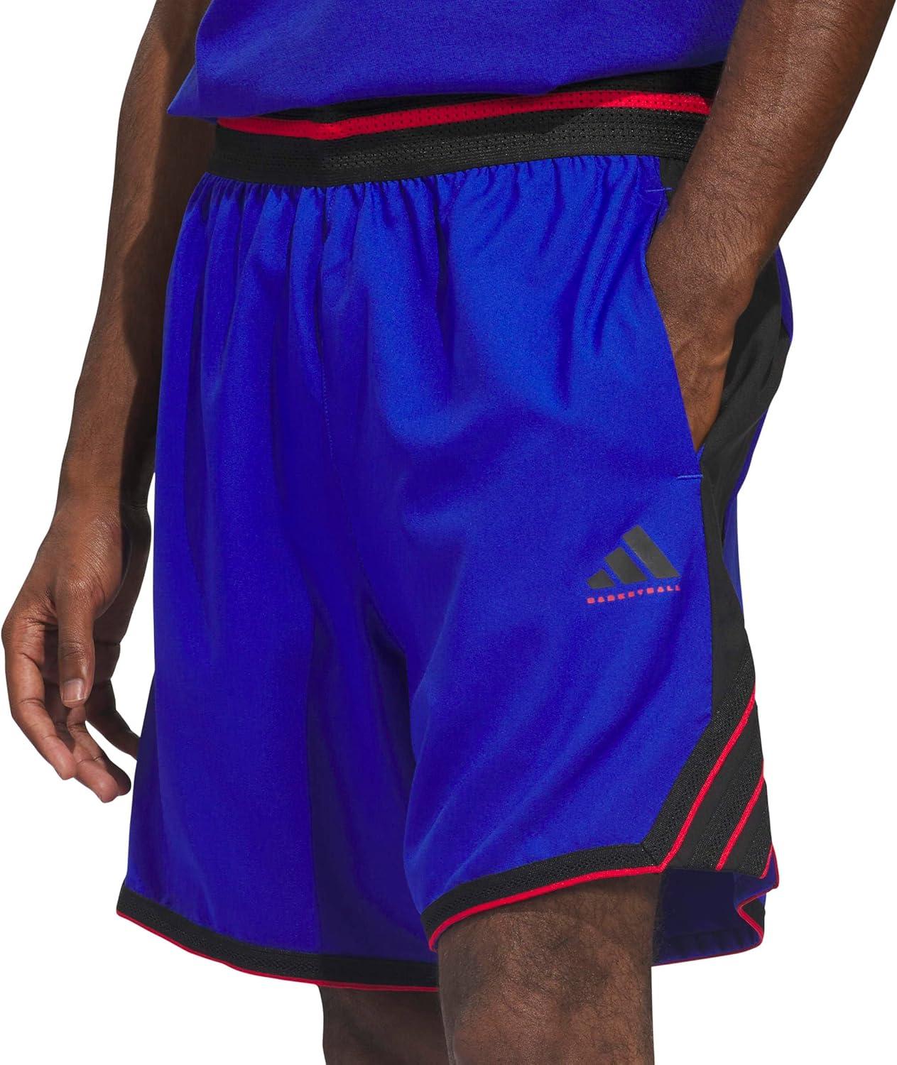image:imageadidas Mens Crazylite Basketball ShortsBold BlueBlack