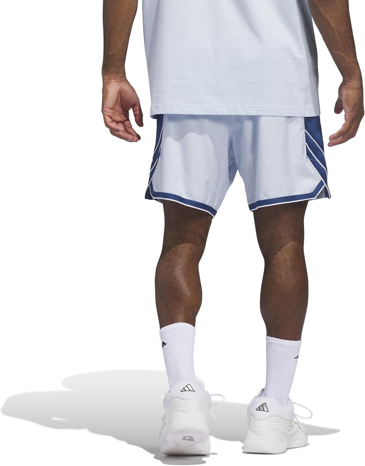 image:imageadidas Mens Crazylite Basketball ShortsCrystal SkyDusky Petrol