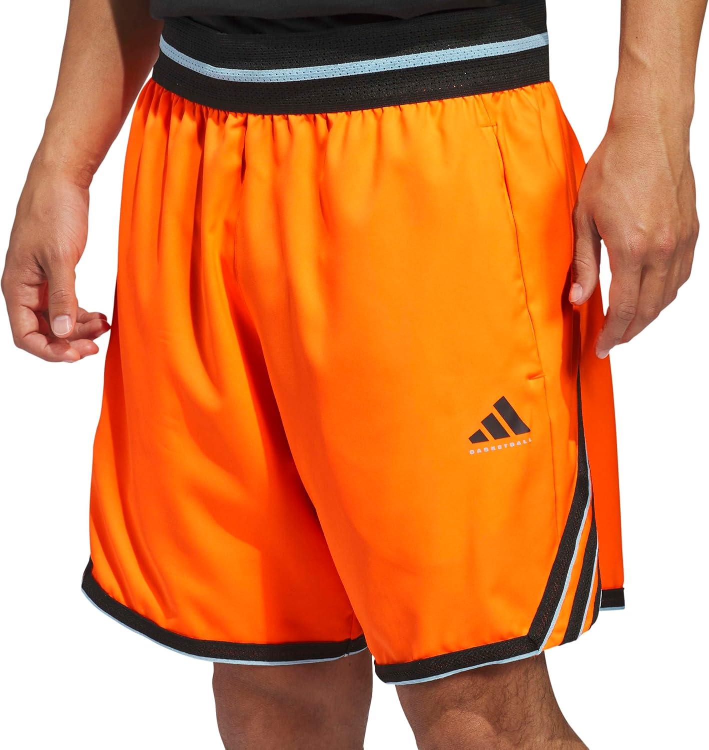 image:imageadidas Mens Crazylite Basketball ShortsLucid OrangeIcey Blue