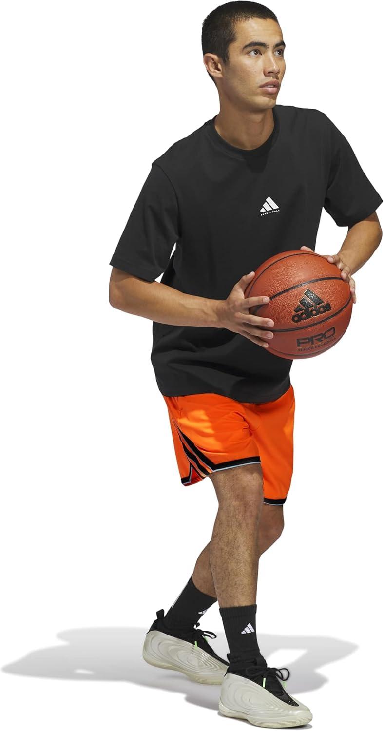 image:imageadidas Mens Crazylite Basketball ShortsLucid OrangeIcey Blue
