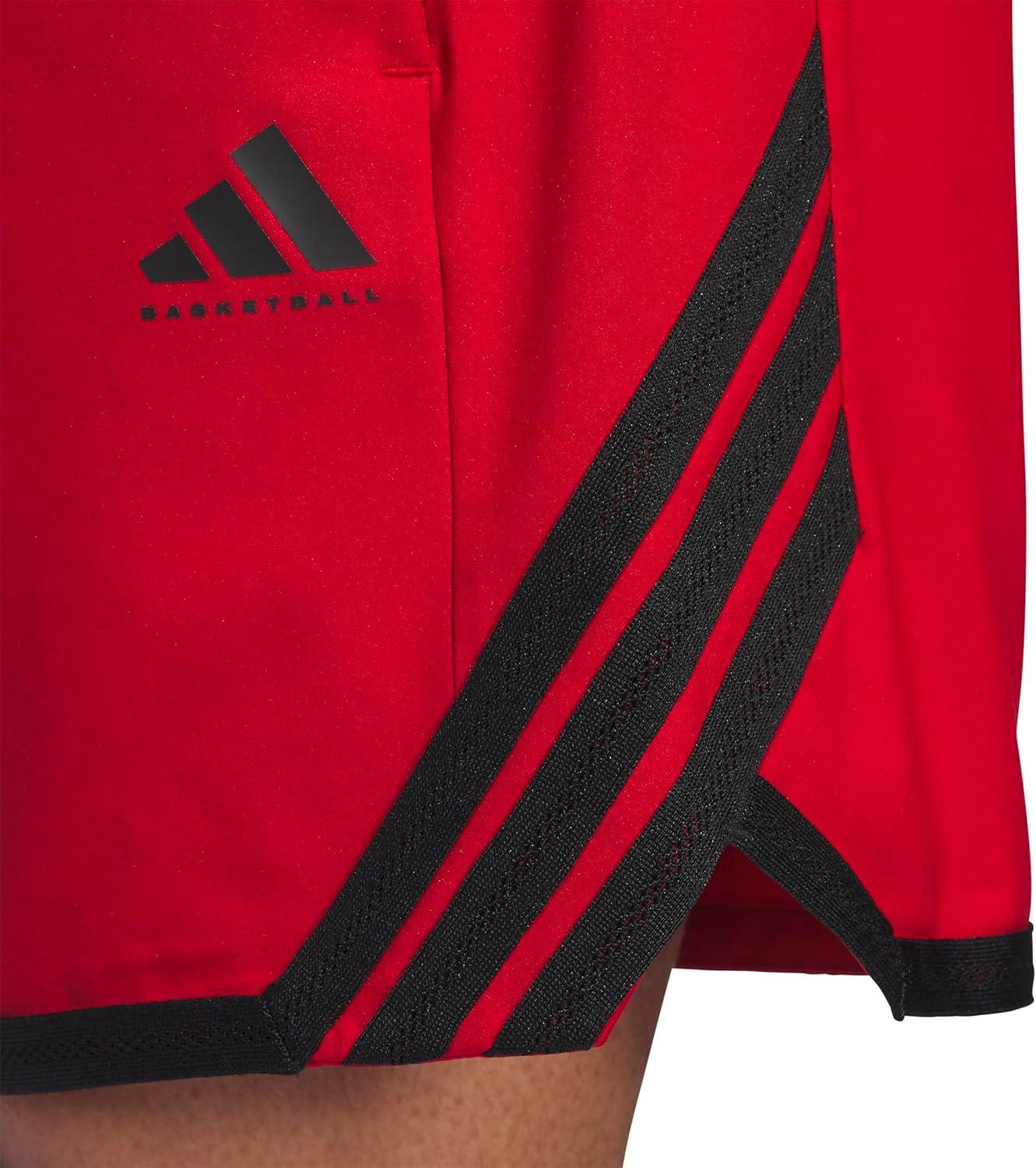 image:imageadidas Mens Crazylite Basketball ShortsTeam Power RedBlack