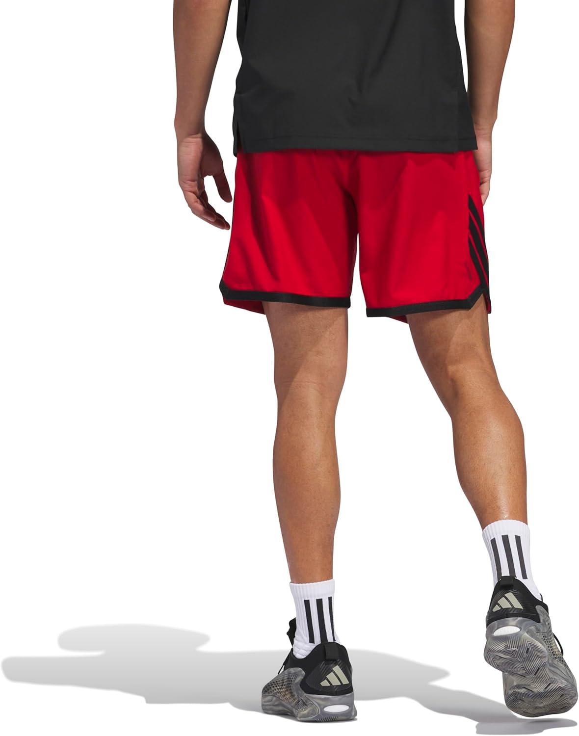 image:imageadidas Mens Crazylite Basketball ShortsTeam Power RedBlack