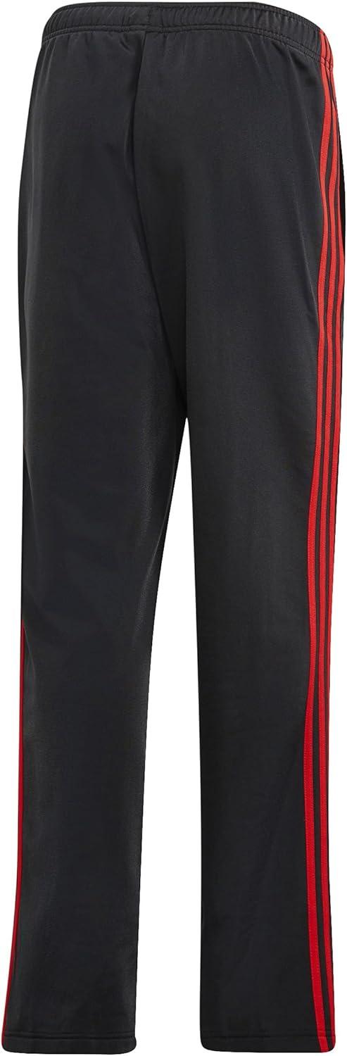 image:imageadidas Mens Essentials 3Stripes Regular Tricot PantsBlackScarlet