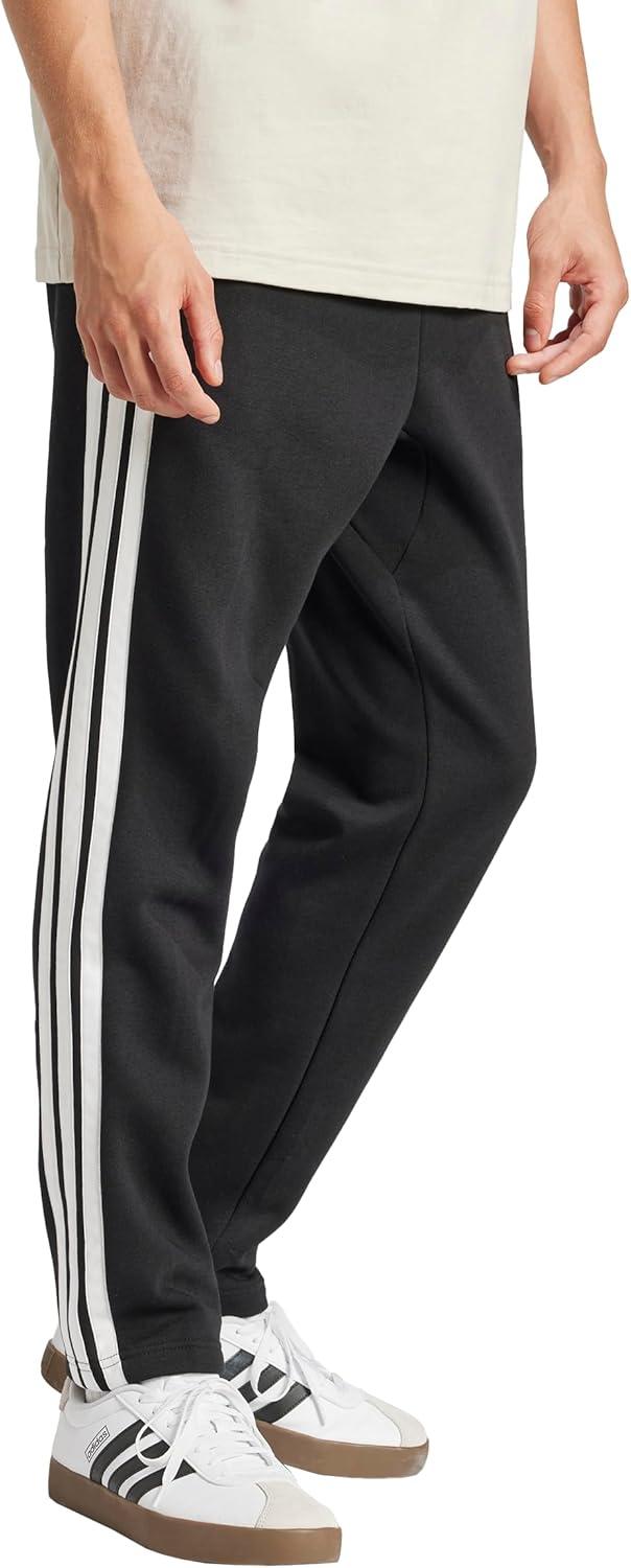 image:imageadidas Mens Essentials 3Stripes Regular Tricot PantsBlackWhiteMulti