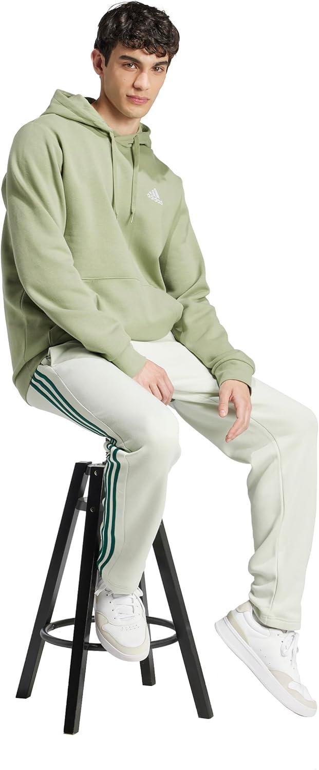 image:imageadidas Mens Essentials 3Stripes Regular Tricot PantsLinen Green