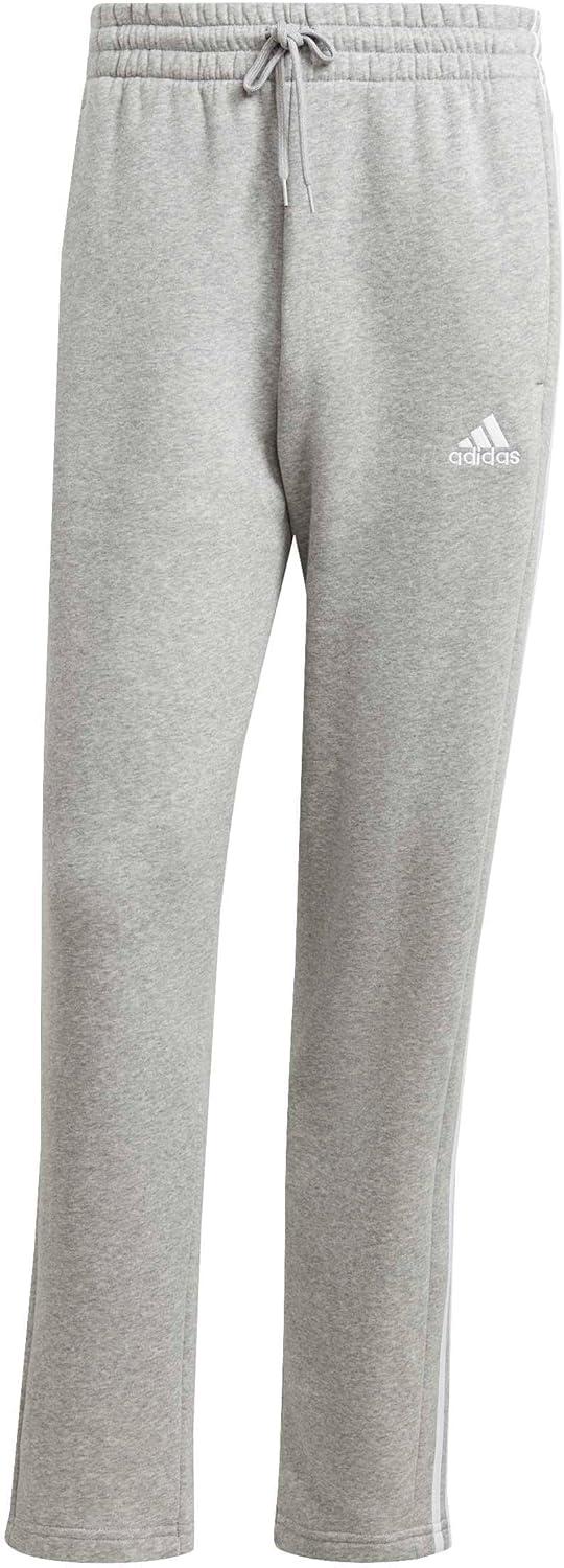 image:imageadidas Mens Essentials 3Stripes Regular Tricot PantsMedium Grey Heather