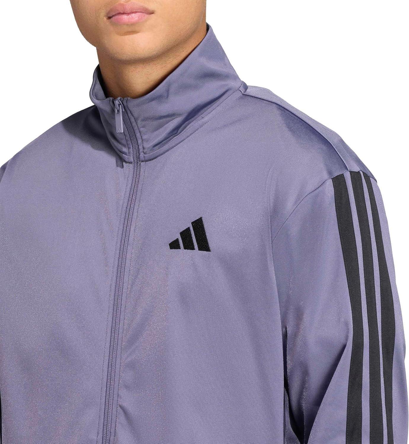 image:imageadidas Mens Essentials Warmup 3stripes Track TopPreloved Violet