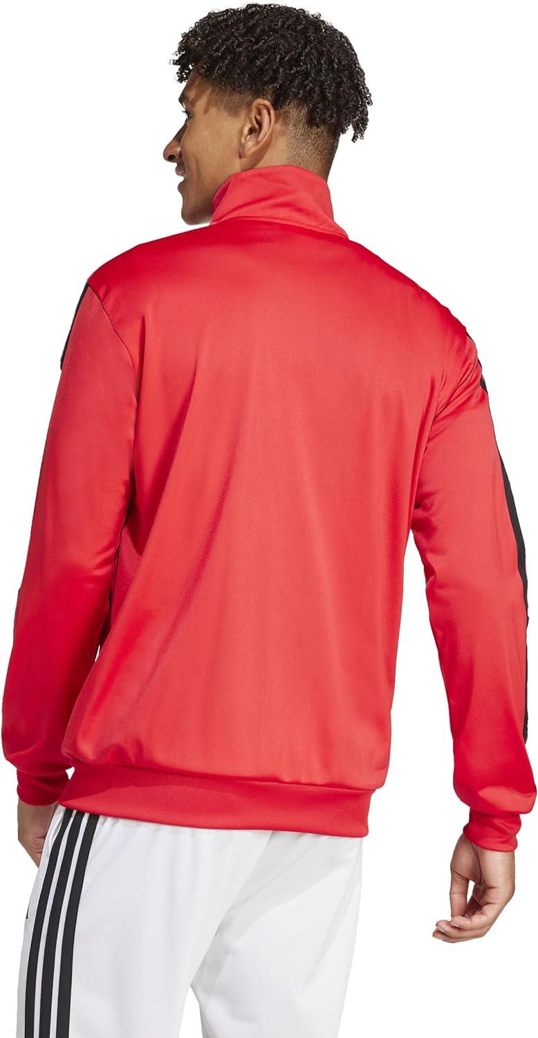 image:imageadidas Mens Essentials Warmup 3stripes Track TopPure Ruby