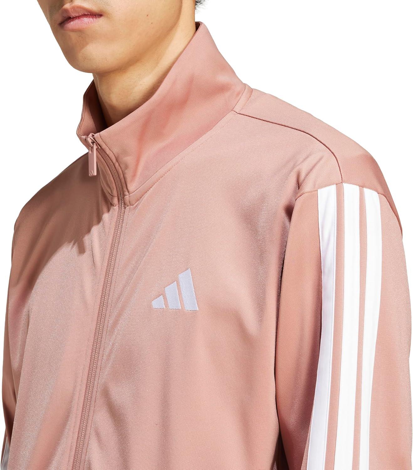 image:imageadidas Mens Essentials Warmup 3stripes Track TopWarm Clay