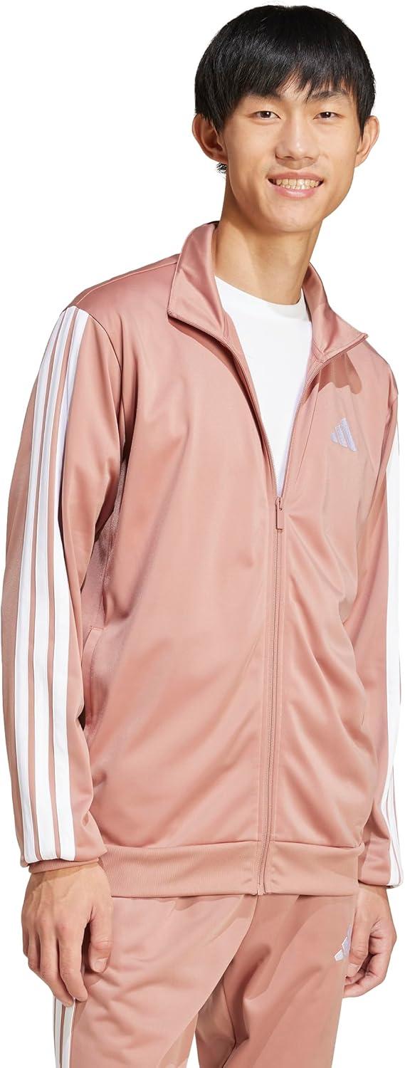 image:imageadidas Mens Essentials Warmup 3stripes Track TopWarm Clay