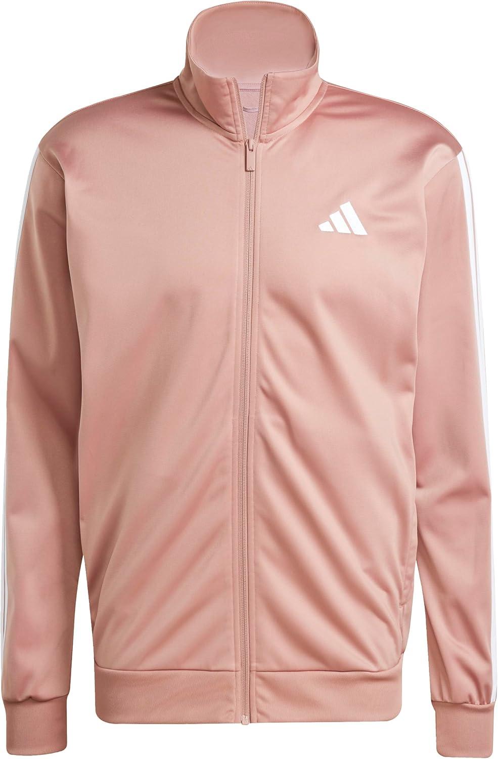 image:imageadidas Mens Essentials Warmup 3stripes Track TopWarm Clay