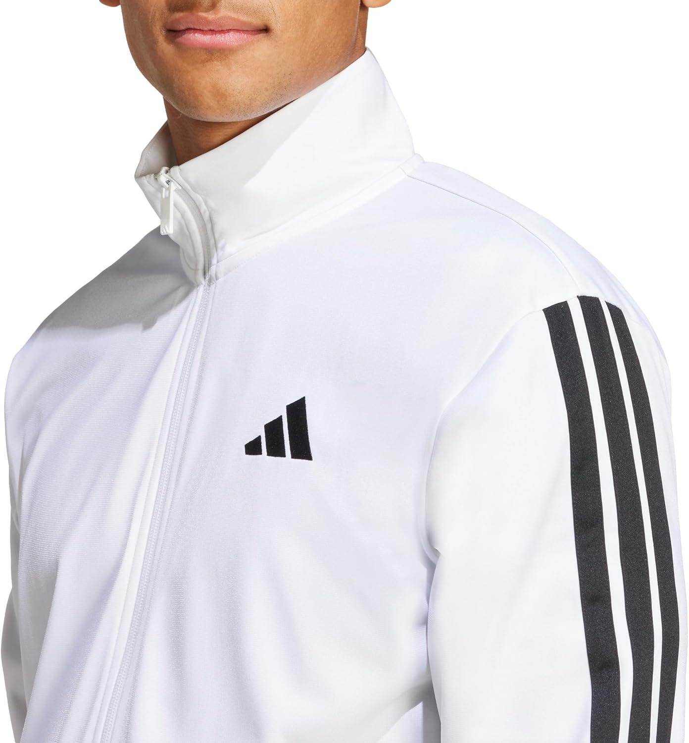 image:imageadidas Mens Essentials Warmup 3stripes Track TopWhite