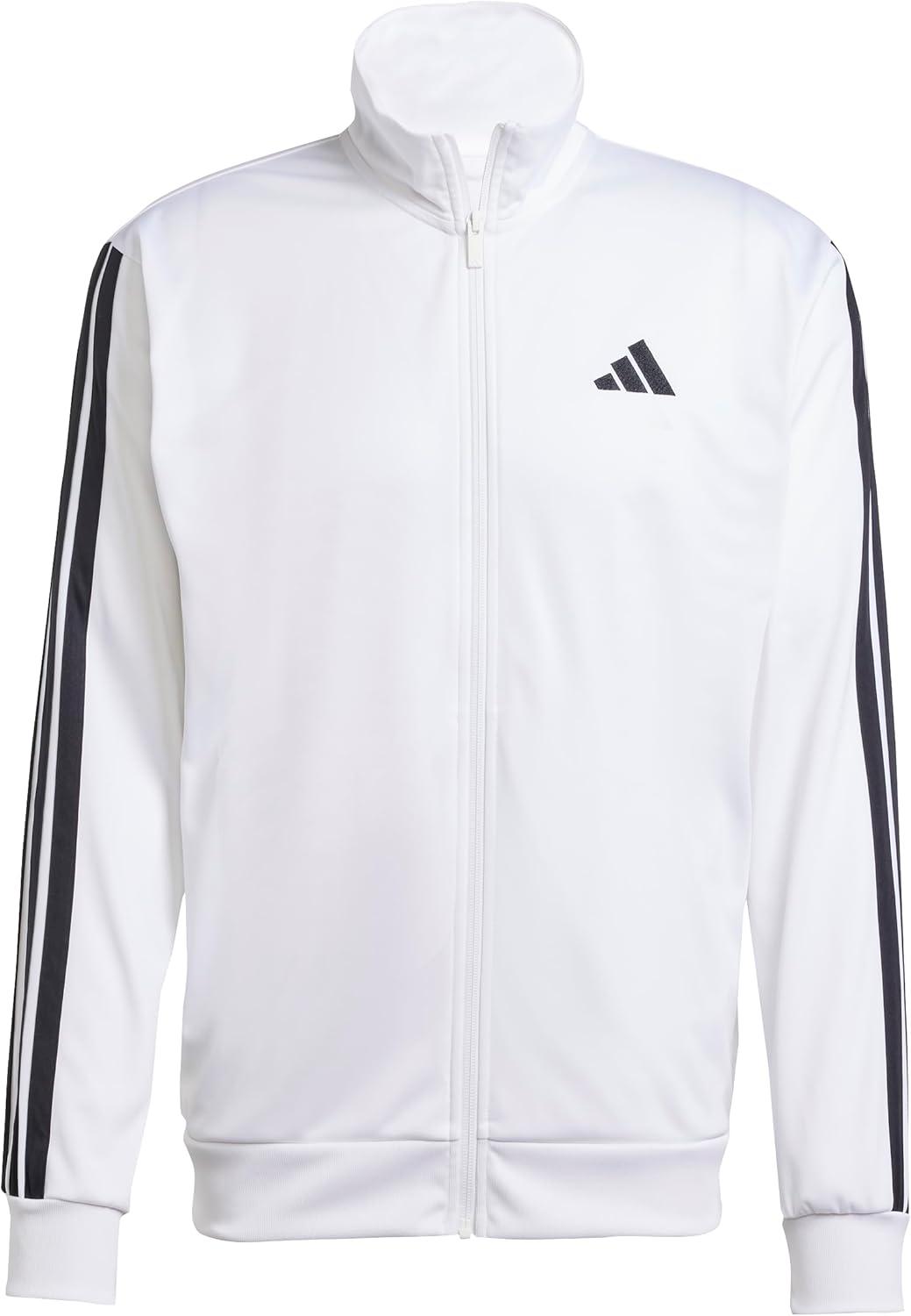 image:imageadidas Mens Essentials Warmup 3stripes Track TopWhite