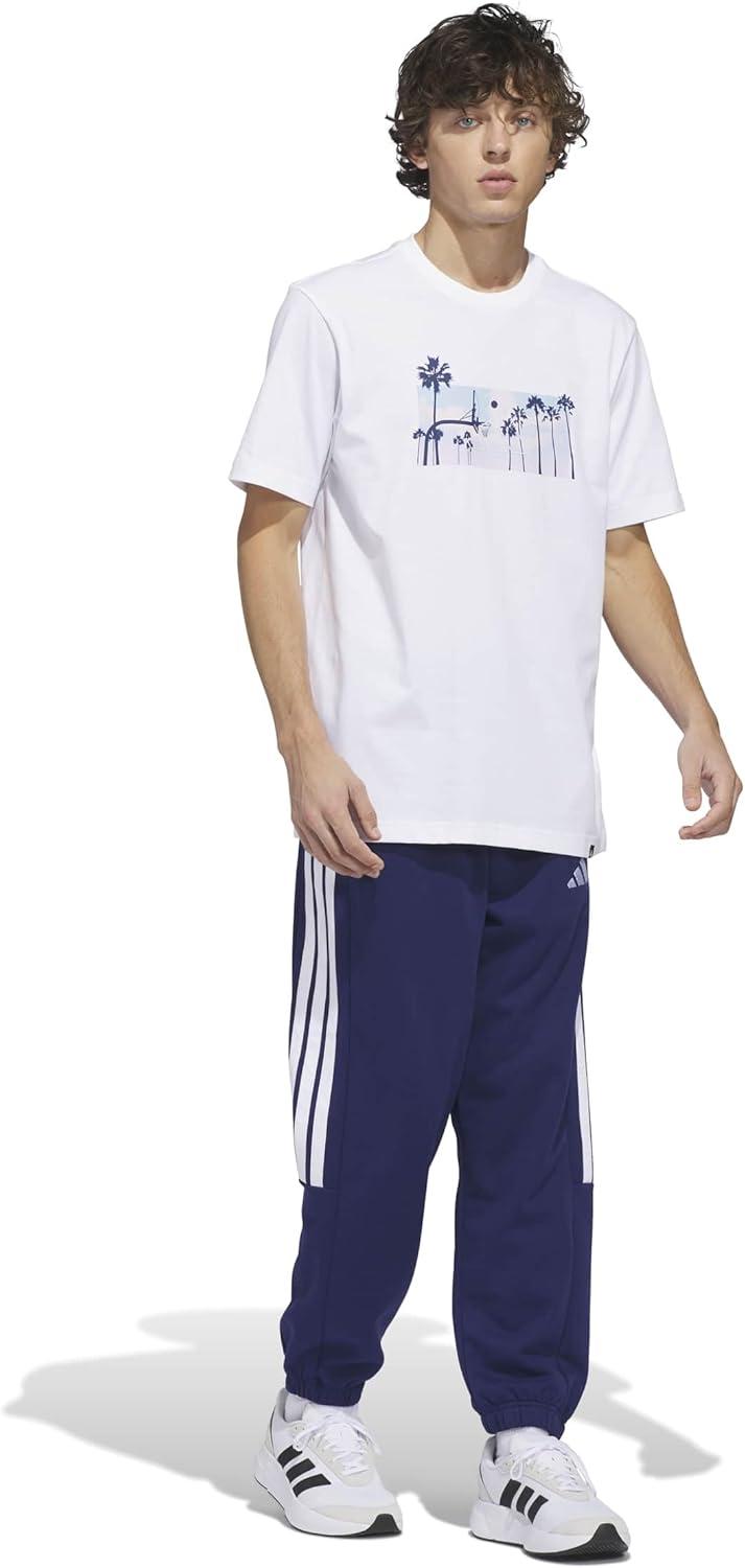 image:imageadidas Mens Summer Sunset Graphic TShirtWhite