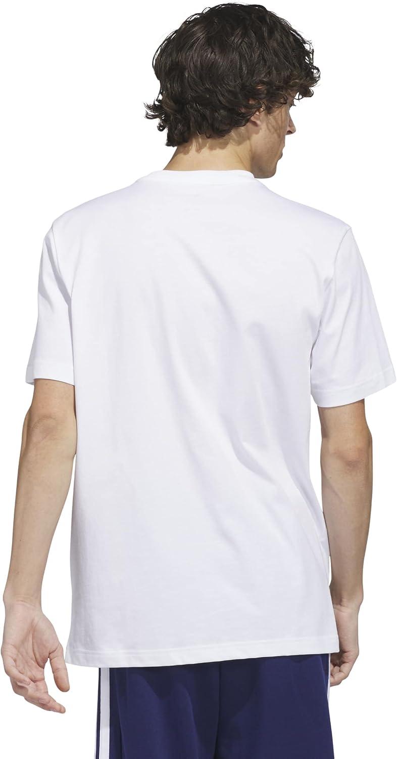 image:imageadidas Mens Summer Sunset Graphic TShirtWhite