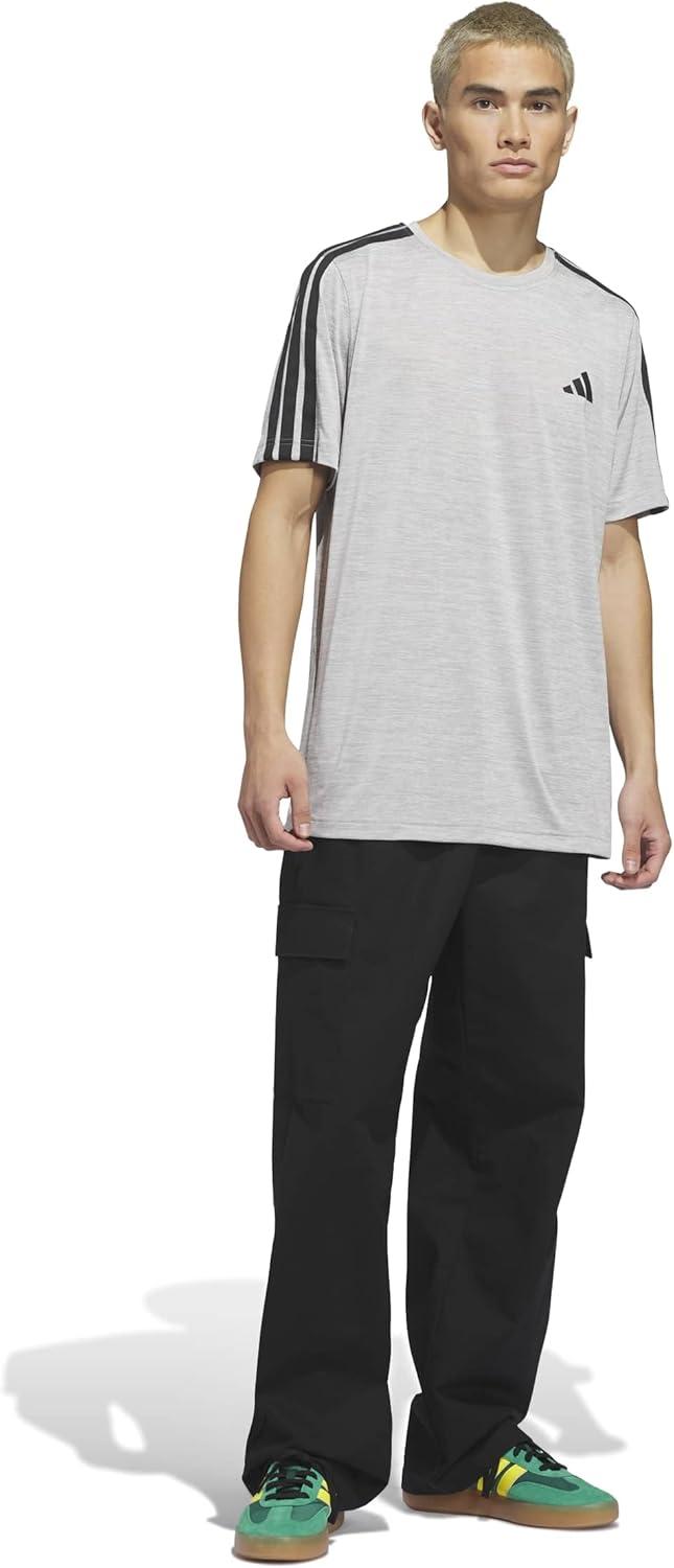 image:imageadidas Mens Woven Cargo PantsBlackWhite