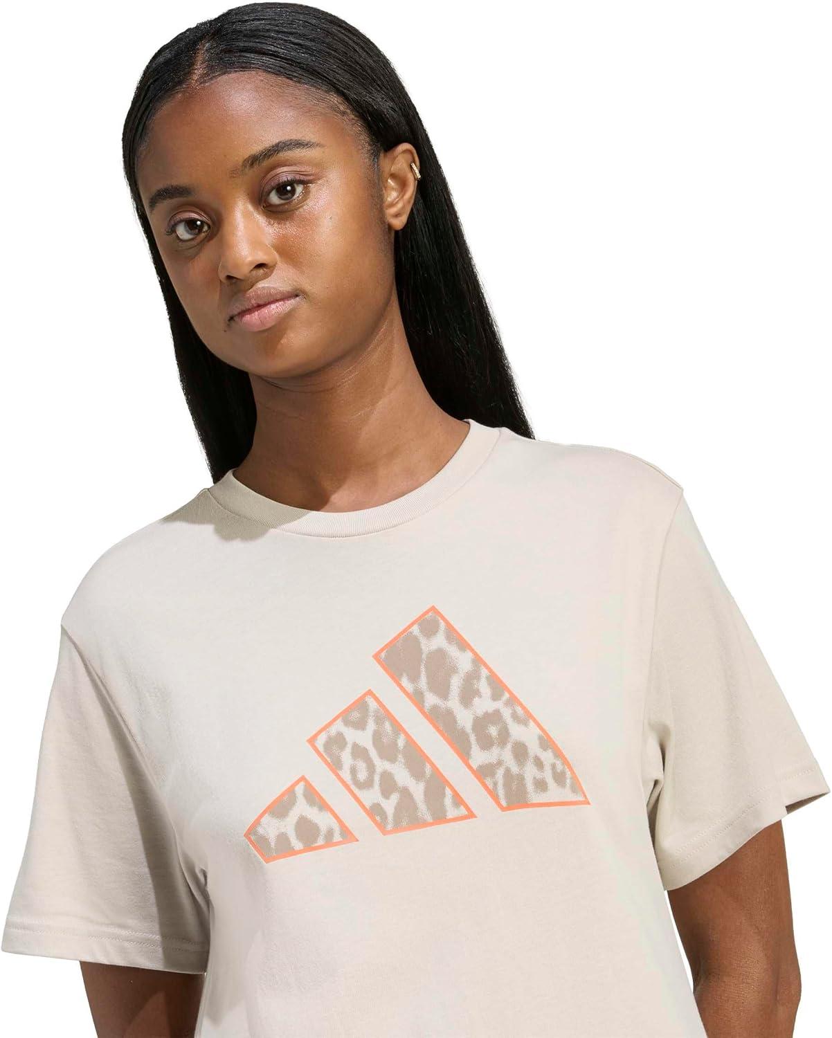 image:imageadidas Womens Animal Graphic TShirtWonder Alumina