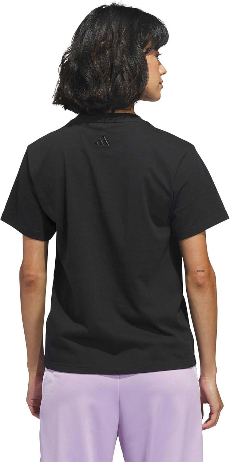 image:imageadidas Womens Bow on Linear Logo Graphic TShirtBlack