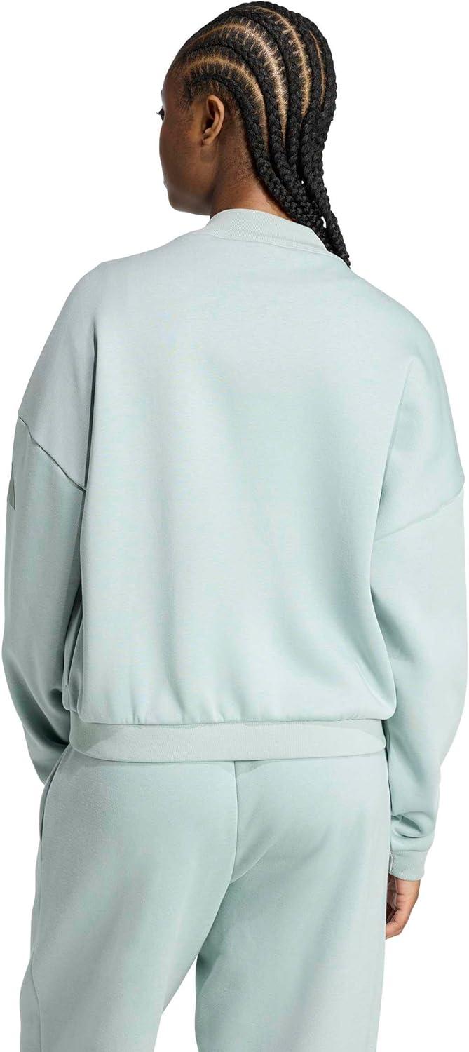 image:imageadidas Womens Essentials Contemporary Logo Bomber JacketWonder Sage