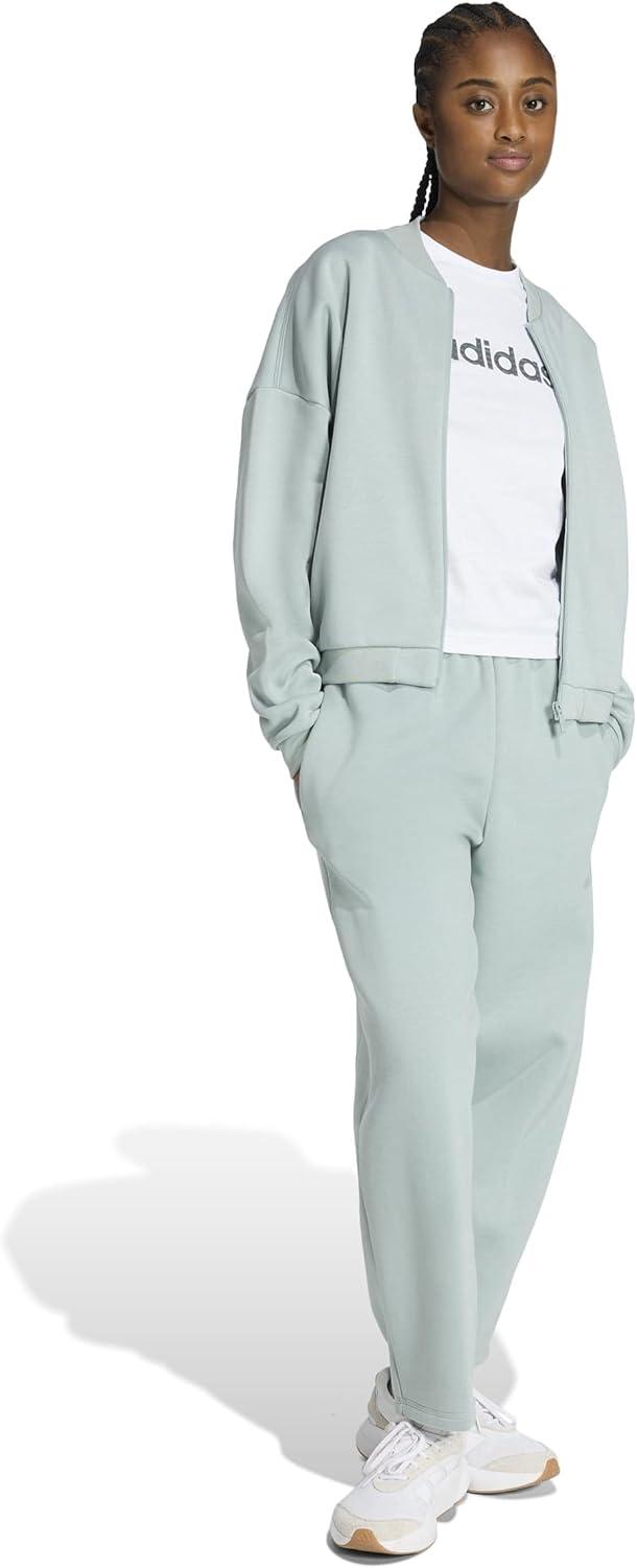 image:imageadidas Womens Essentials Contemporary Logo Bomber JacketWonder Sage