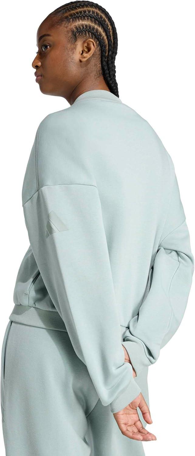 image:imageadidas Womens Essentials Contemporary Logo Bomber JacketWonder Sage