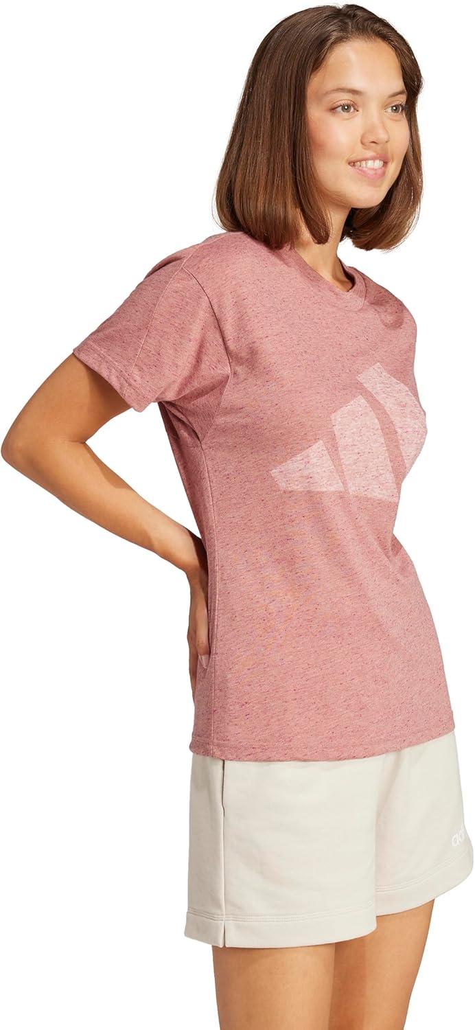 image:imageadidas Womens Essentials Winners TShirtWarm ClayWhite