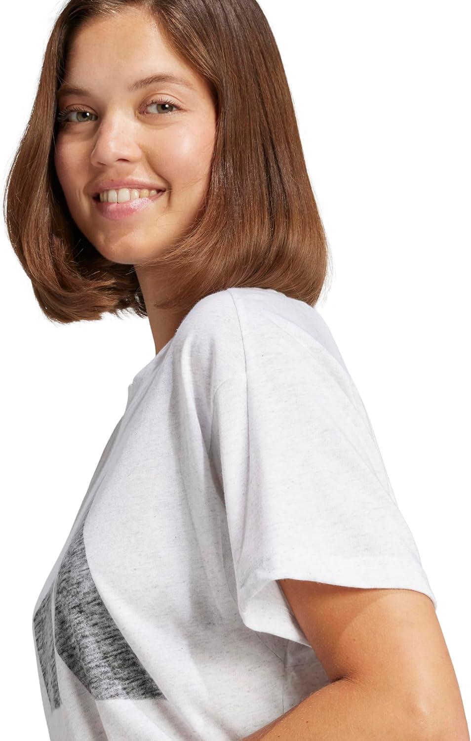 image:imageadidas Womens Essentials Winners TShirtWhiteBlack