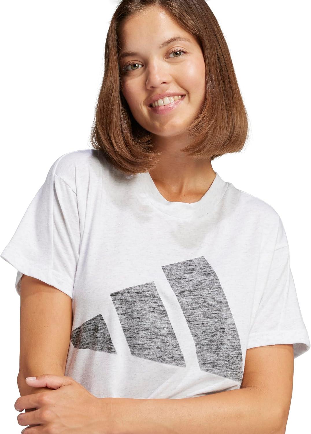 image:imageadidas Womens Essentials Winners TShirtWhiteBlack