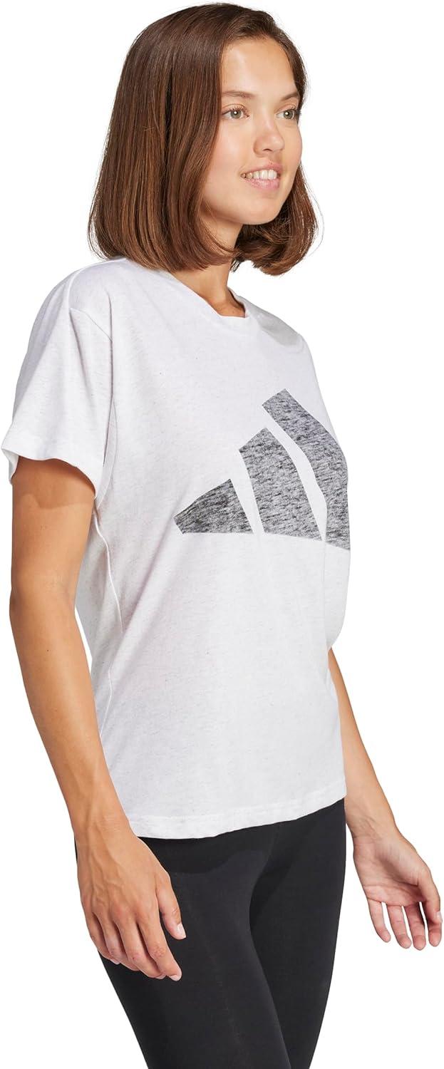 image:imageadidas Womens Essentials Winners TShirtWhiteBlack