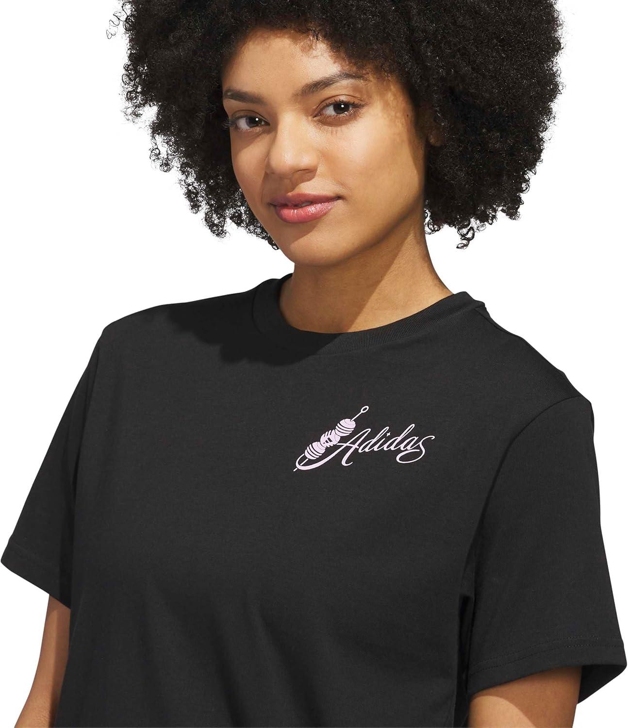 image:imageadidas Womens Mind Bodysuit and Spirits Graphic TShirtBlack