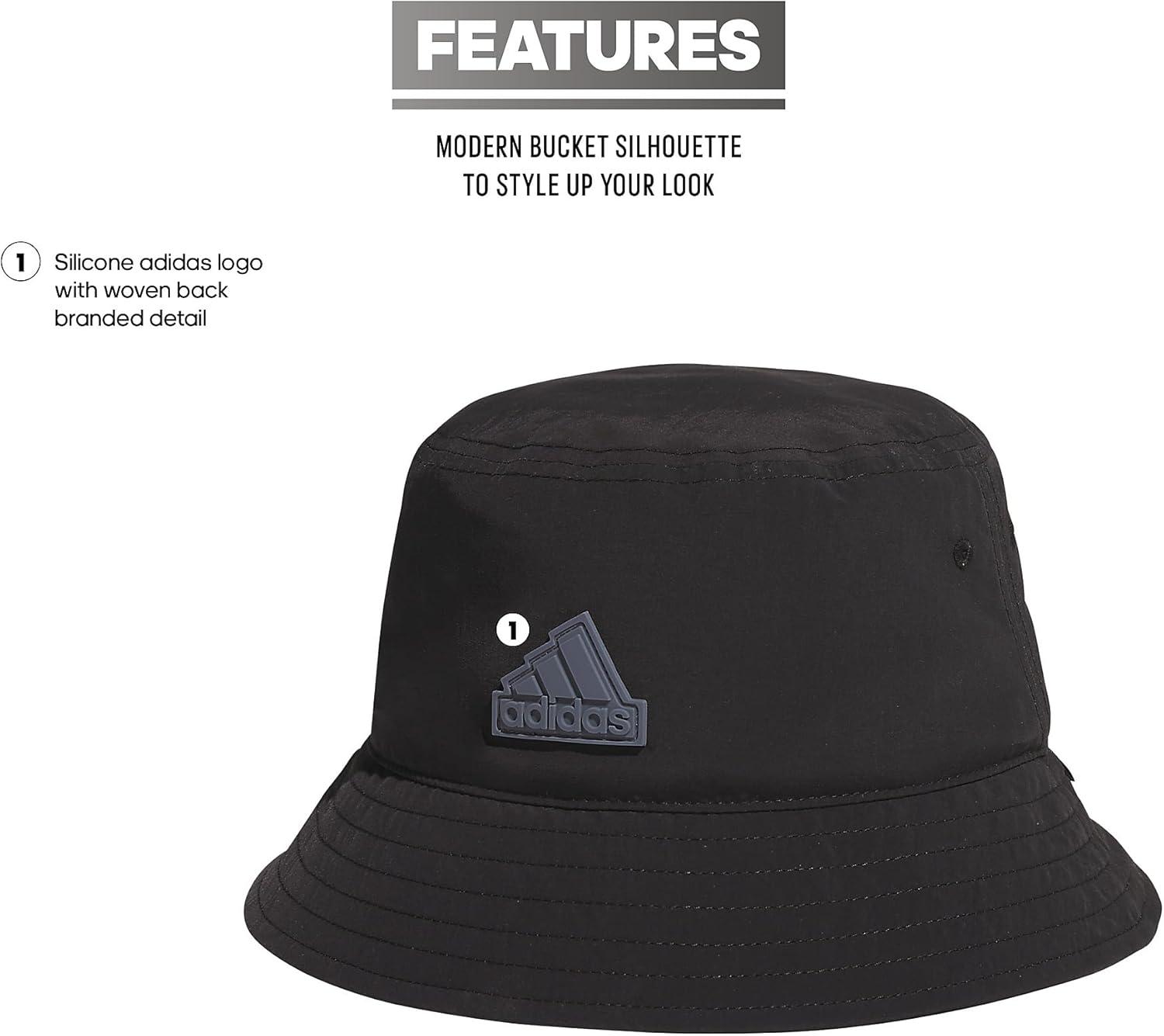 image:imageadidas Womens Shoreline Bucket HatBlackOnix Grey