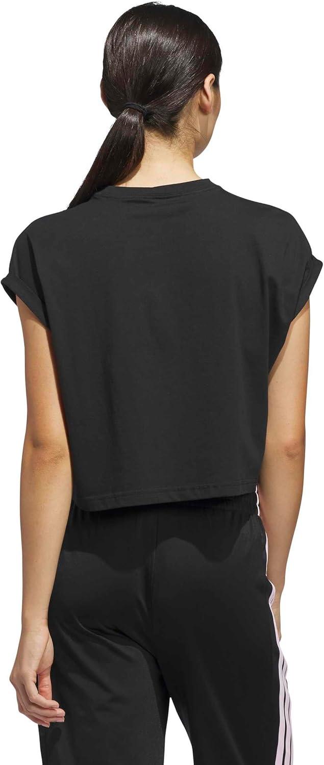 image:imageadidas Womens Western Florals Big Logo Graphic TShirtBlack