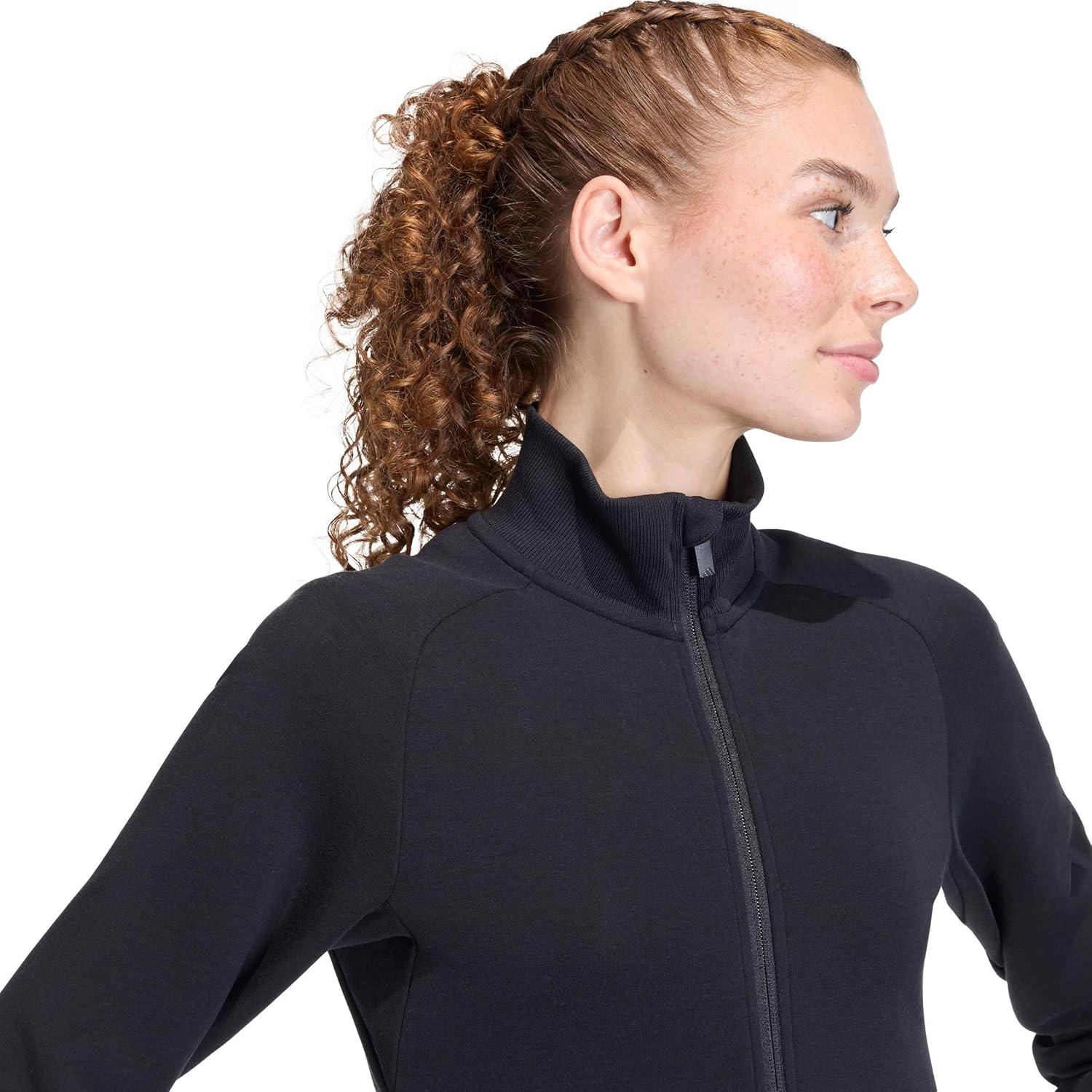 image:imageadidas womens All Szn Soft Lux Slim Track TopBlack