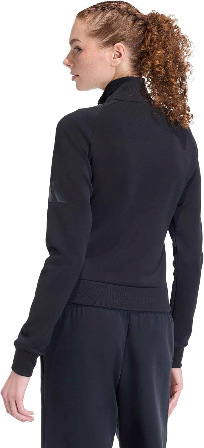 image:imageadidas womens All Szn Soft Lux Slim Track TopBlack
