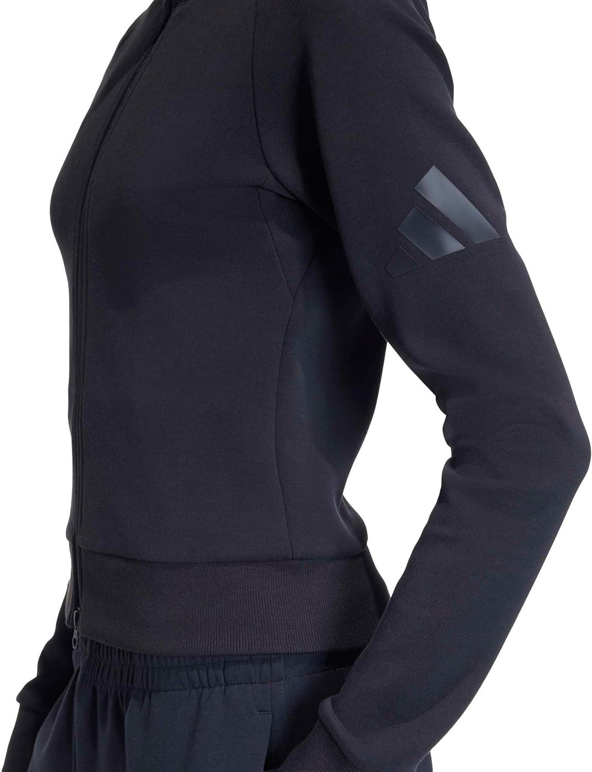 image:imageadidas womens All Szn Soft Lux Slim Track TopBlack