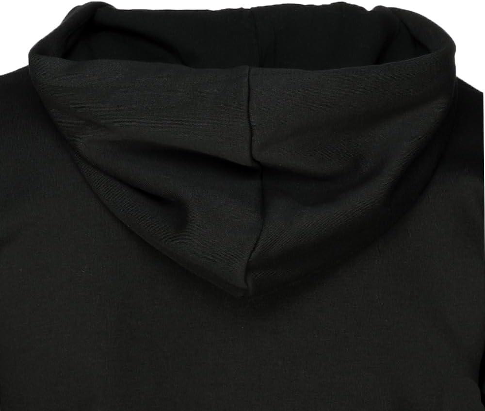 image:imageadidas womens Tall Essentials 3stripes Fleece Full Zip HoodieBlackWhite