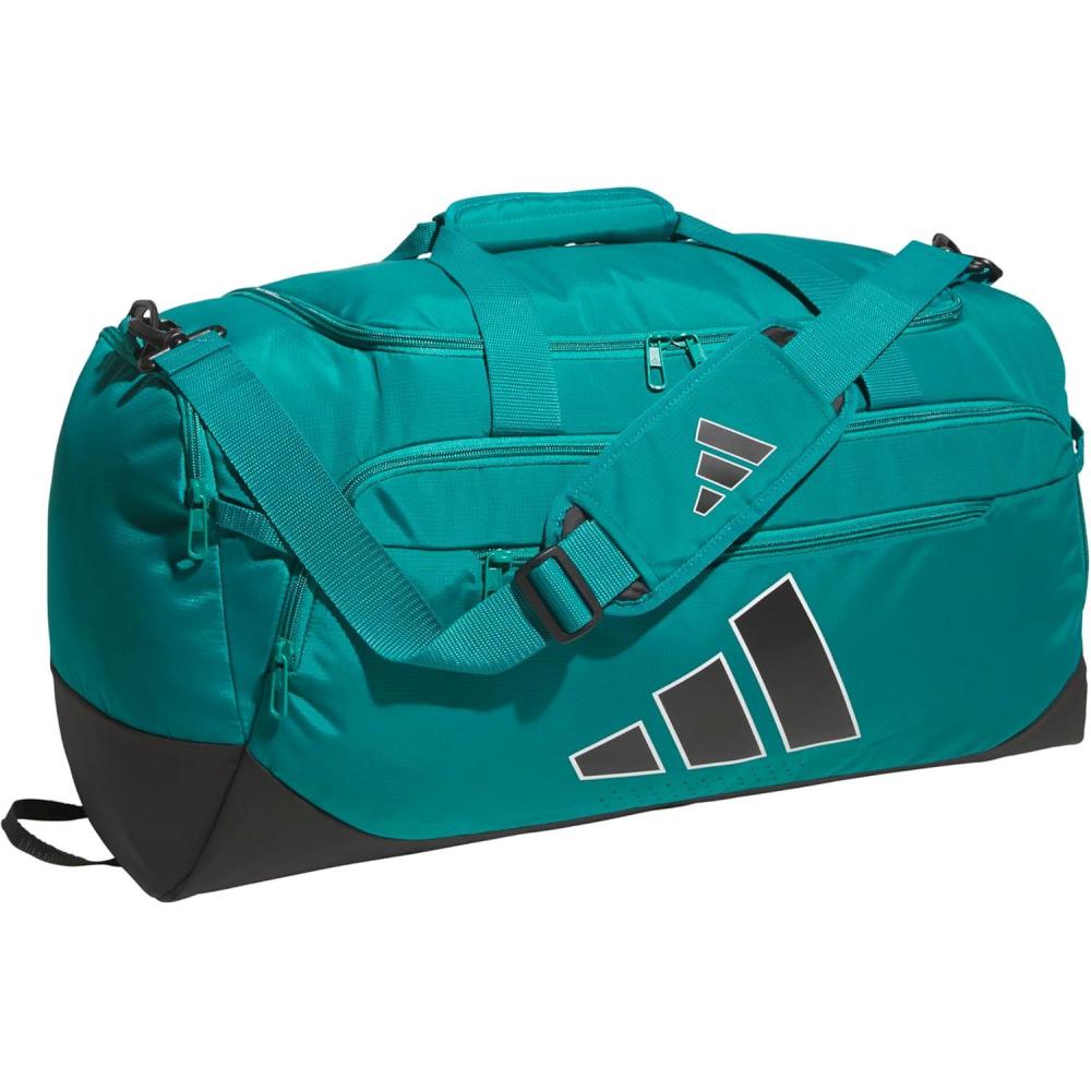 image:imageadidas Defender 5 Duffel Bag  Premium Duffle for Sports Gym amp TravelEQT GreenBlack