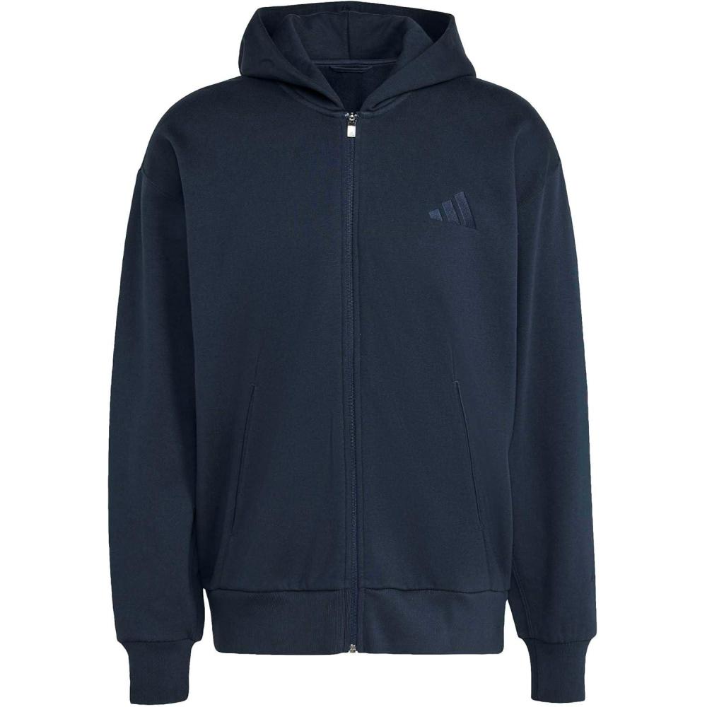 image:imageadidas Mens All Szn Fleece Full Zip HoodieAurora Ink