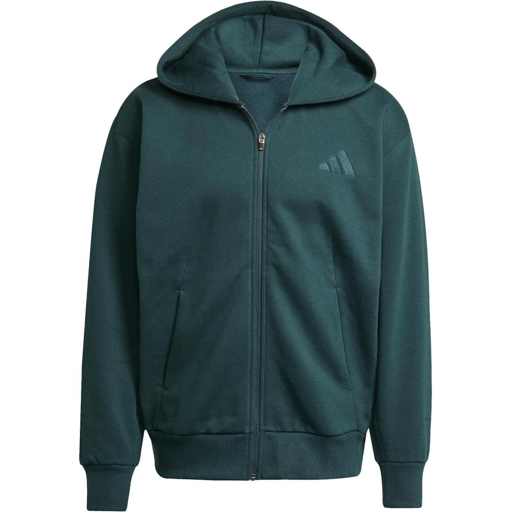 image:imageadidas Mens All Szn Fleece Full Zip HoodieAurora Ivy