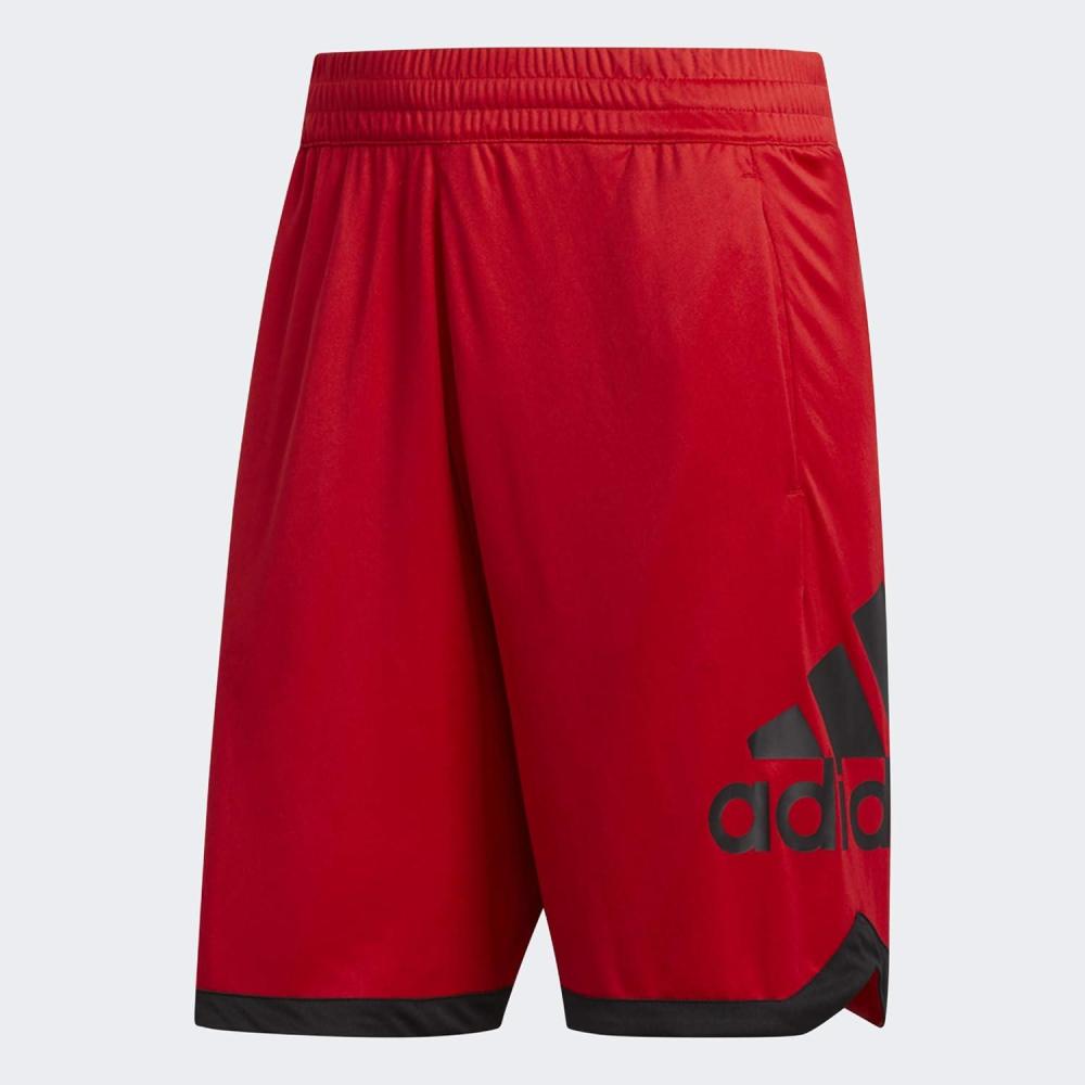 image:imageadidas Mens Badge of Sport Basketball Shorts Scarle SScarle