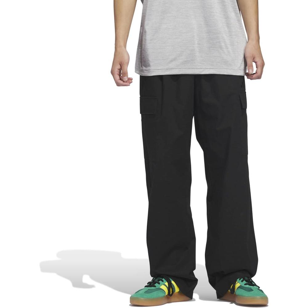 image:imageadidas Mens Woven Cargo PantsBlackWhite