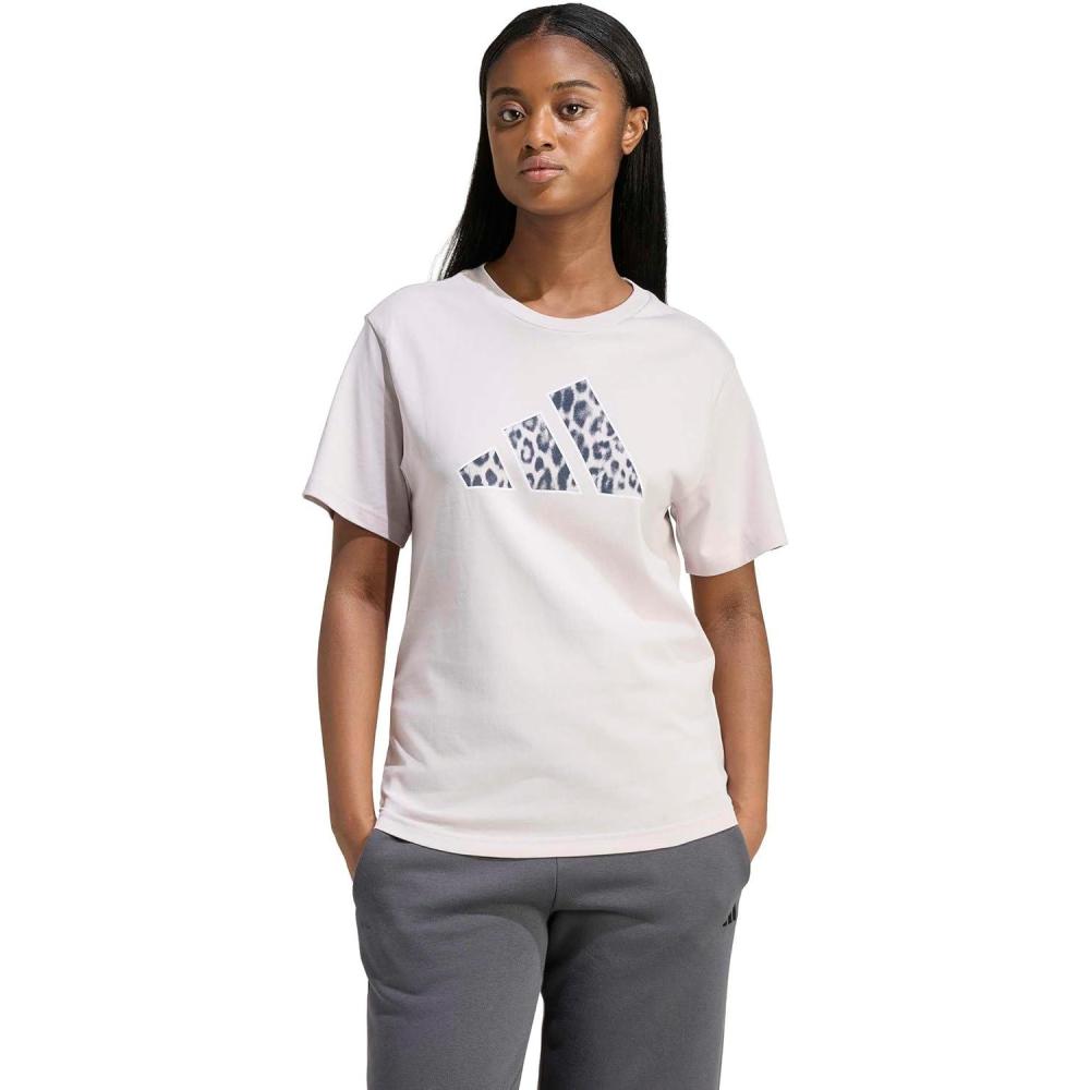 image:imageadidas Womens Animal Graphic TShirtIce Purple