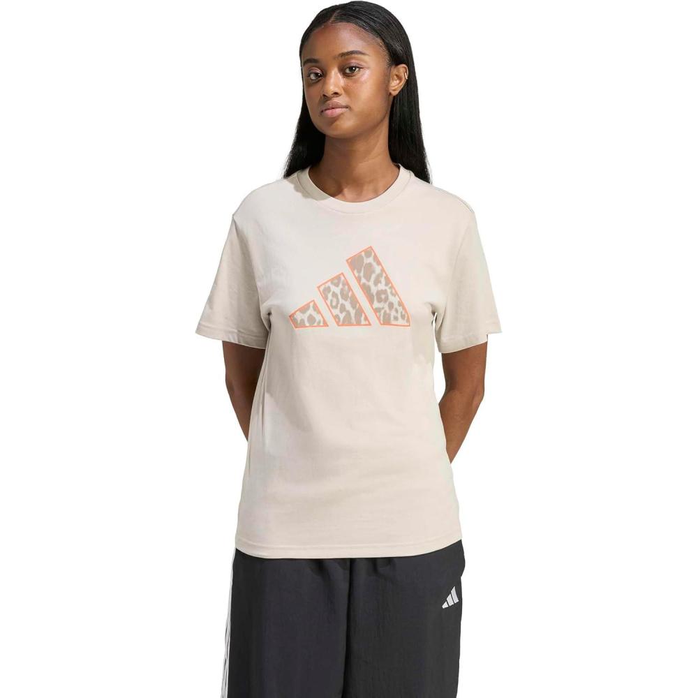 image:imageadidas Womens Animal Graphic TShirtWonder Alumina