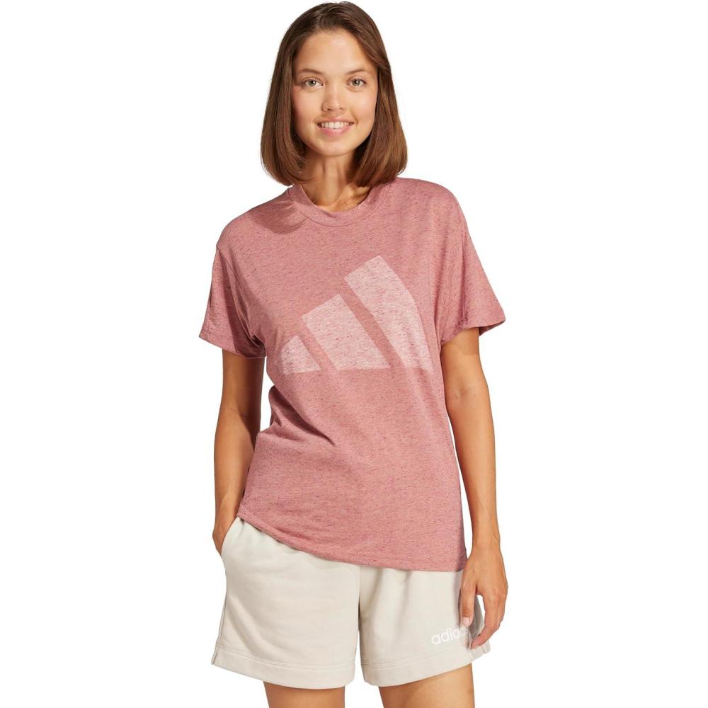 image:imageadidas Womens Essentials Winners TShirtWarm ClayWhite